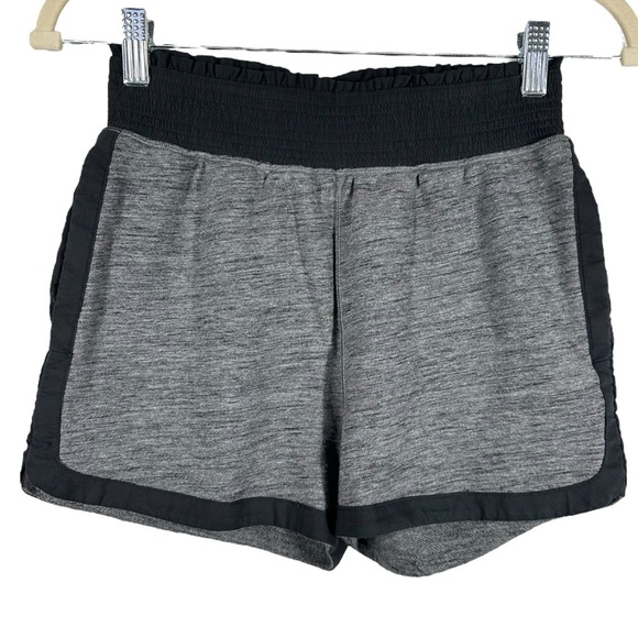 Lululemon Cool & Collected Shorts Women's 2 Heathered Gray Cotton Terry Pockets - Picture 4 of 7
